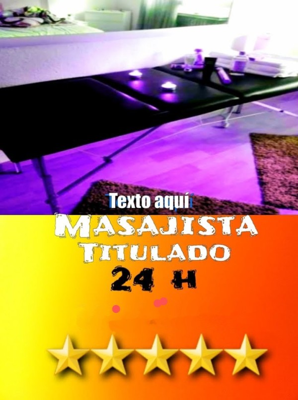 Masajista titulado Adrián (no soy escort)