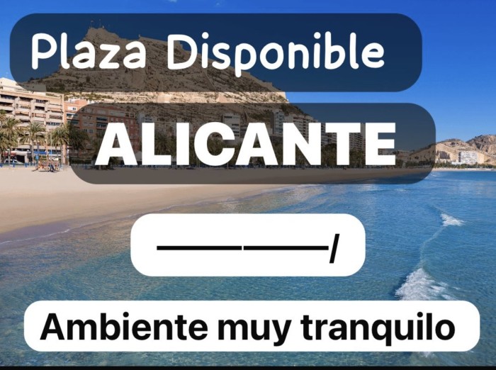 Para personas tranquilas,, limpias y ordenadas