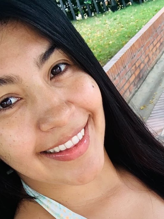 Sara Colombiana recien llegada a Pamplona