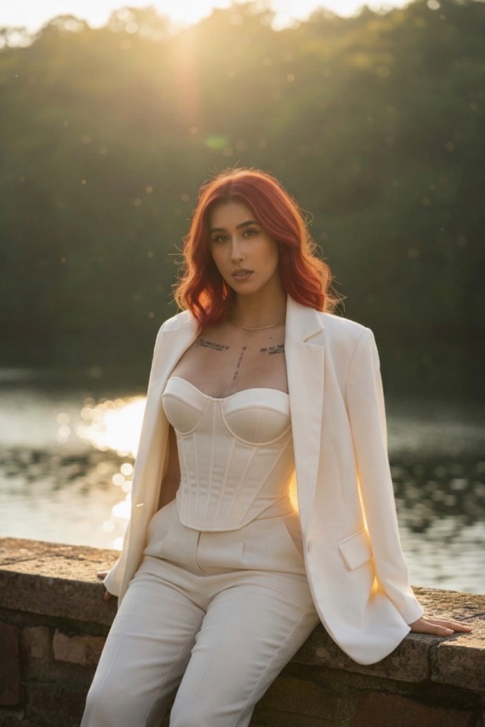 HERMOSA COLOMBIANA DE PASEO EN EL ARENAL