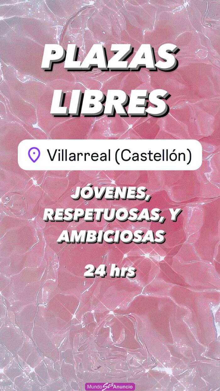 PLAZA DISPONIBLE VIP 24/7 TE ESPERAMOS