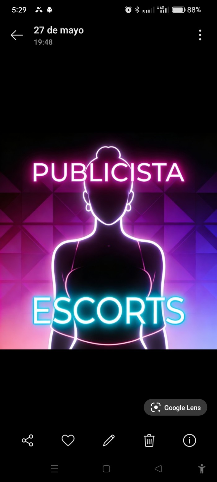 Publicidad para scort contenido virtual tras