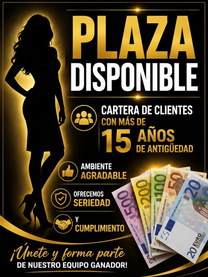 PLAZAS DISPONIBLES PARA CHICAS RESPONSABLES