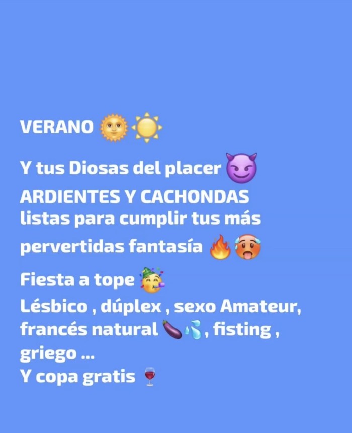 Amigas solteras y disponibles 24 h salidas