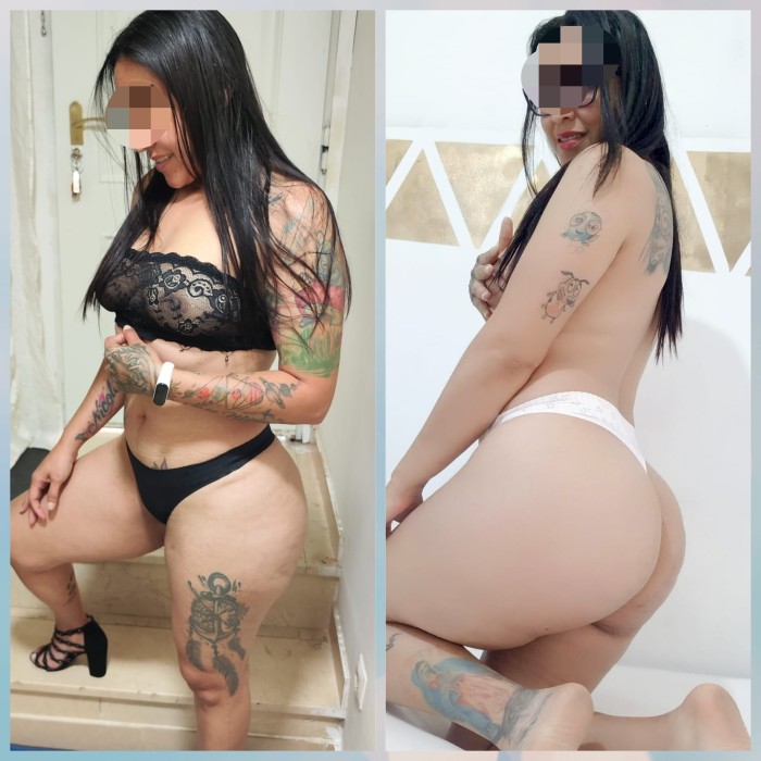 NATASHA COLOMBIANA GRIEGO BESOS SALIDAS FIESTA