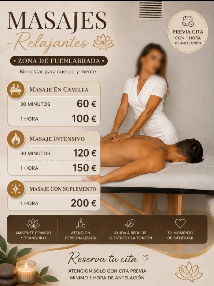 ¿QUIERES DISFRUTAR DE UN MASAJE RELAJANTE? HOY ESTOY AQUÍ