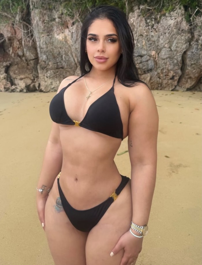 Elegante atrevida y con una mirada difícil de olvi