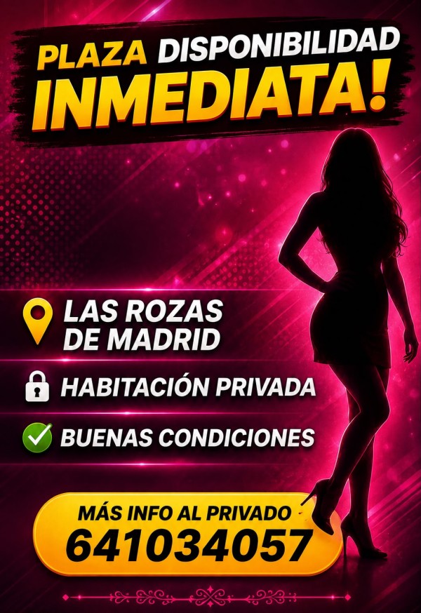 PLAZA DISPONIBLE LAS ROZAS