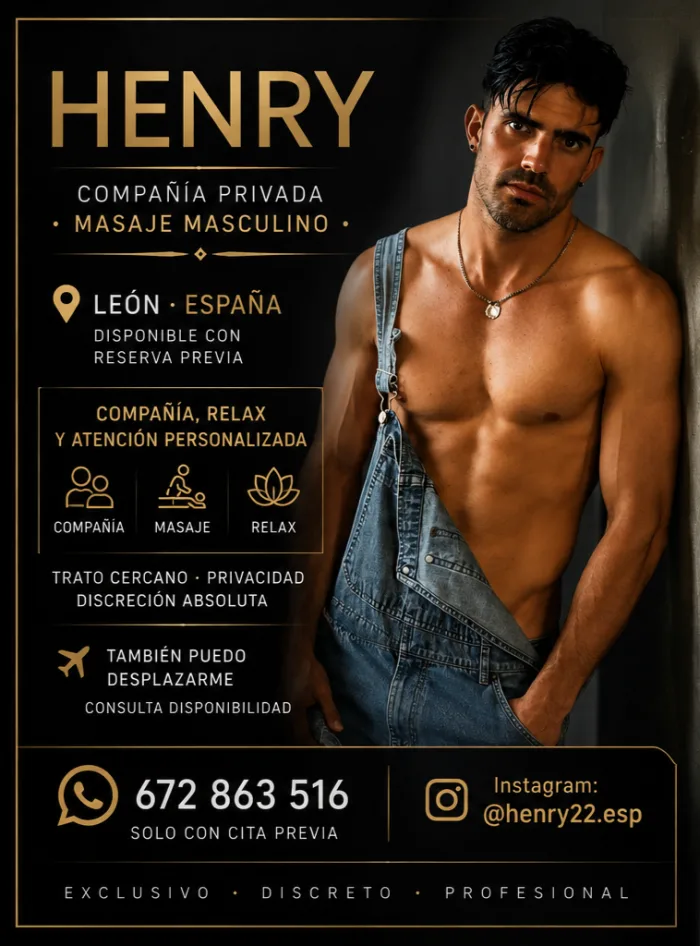 ••  masajes para hombres & compañía privada••
