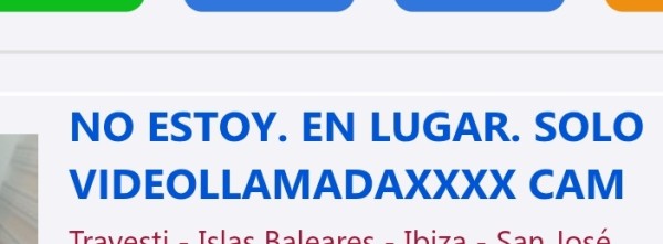 No estoy. En lugar. Solo videollamadaXXXX cam