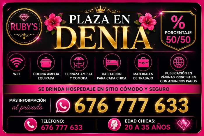 PLAZA PARA CHICAS PROFESIONALES Y CON ACTITUD