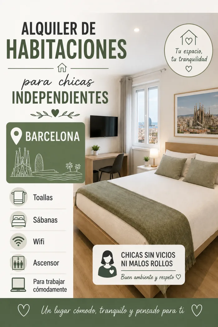 HABITACIONES DISPONIBLES PARA ESCORT INDEPENDIENTE