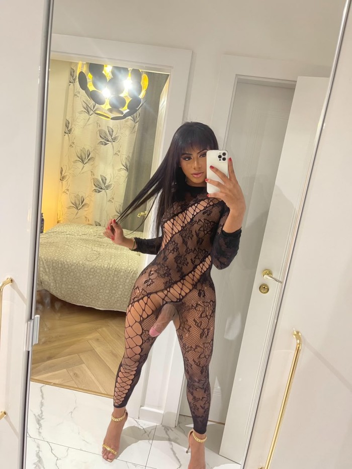 Exótica ladyboy colombiana nueva en la ciudad con