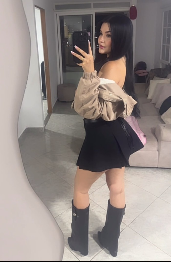 Gabbie Colombiana primera vez en Madrid