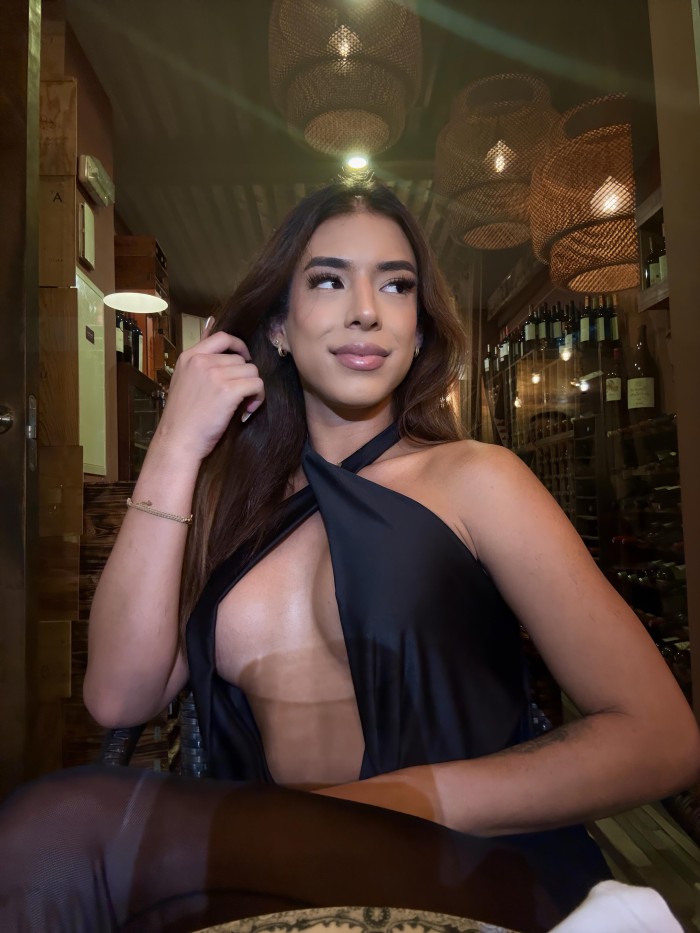 TRANS FEMENINA Y 100% REAL LISTA PARA TUS FANTASÍA