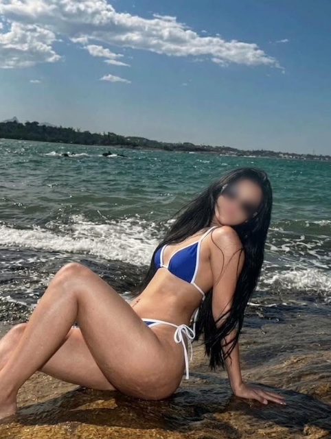 Sara una bella jovencita en Puerto de la Cruz
