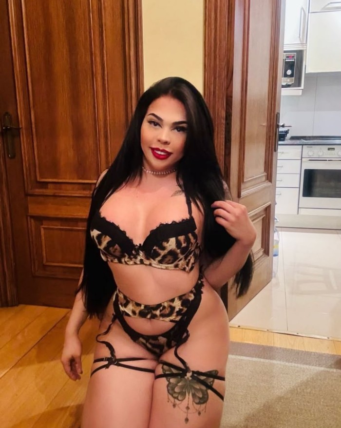 CHICA TRANS LUJURIOSA CACHONDA Y ARDIENTE PURO FUE