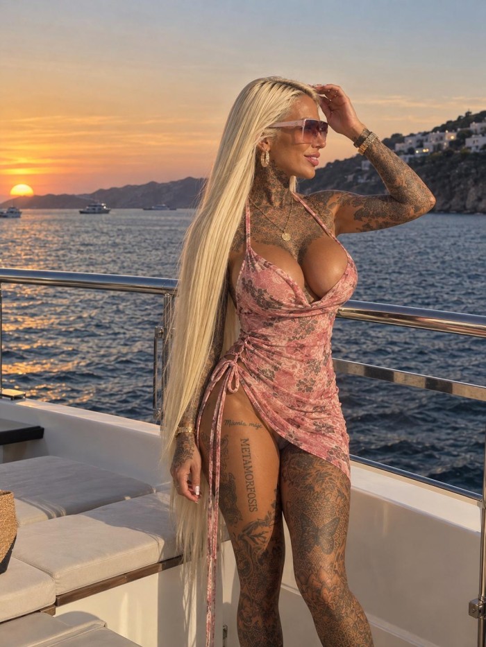 PORNO STAR !! UNA DIOSA RUBIA EXUBERANTE DE LUJO