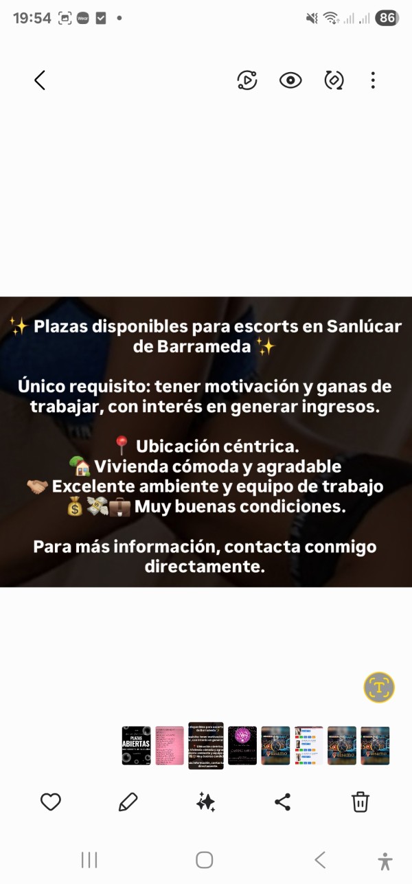 Plaza disponible