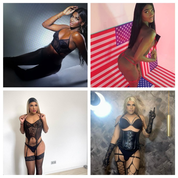 DOS CHICAS TRANS CARIBEÑAS POLLONAS LATINAS