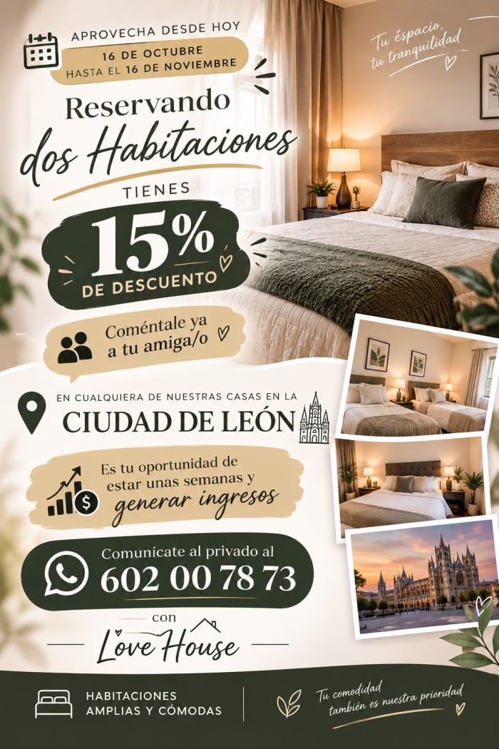 Alquiler de lujo en leon incorporacion inmediata