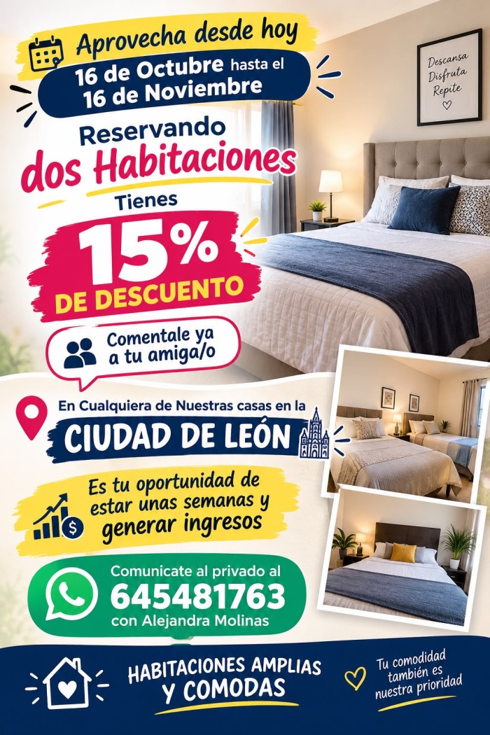 Alquiler en leon solo chicas serias