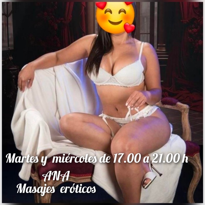 Anna Española masajista relax. Sólo hoy y mañana