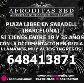 VA SEÑORITAS,PLAZA LIBRE EN SABADELL,BARCELONA