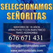 SELECCIONAMOS CHICAS PARA NUEVA AGENCIA DE ESCORTS EN BCN