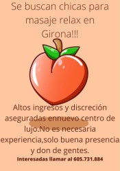 SE PRECISAN MASAJISTAS RELAX