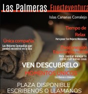 PLAZA DISPONIBLE VIP IDEAL PARA TI EN CORRALEJO BUENOS INGRESOS LLAMAME