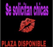 PLAZA DISPONIBLE CHICAS