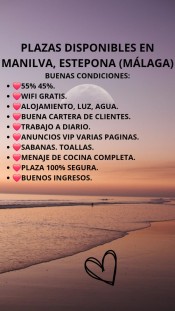 PLAZAS DISPONIBLES ESTEPONA