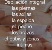 EXPERTA RELAJACIÓN ABSOLUTA EN CADA MOVIMENTO  DEPILACIÓN INTEGRAL