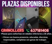 PLAZAS EN GRANOLLERS  INCORPORACIóN INMEDIATA INFORMACIóN AL TLF 637181408