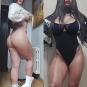 DE  VUELTA TANIA TATUADA CUERPO FITNESS FOTOS SIN ENGAñOS