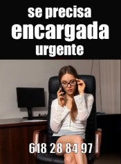 SE NECESITA ENCARGADA