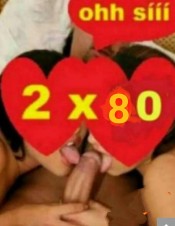 FOLLATE 2 PRIMAS CACHONDAS 2X80/FIESTERAS/COPAS