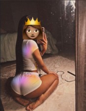 LUNA JOVEN TRAVIESA  EN PLASENCIA