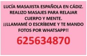 MASAJISTA ESPAñOLA,CADIZ CENTRO,