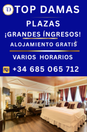 BUSCAMOS CHICAS PARA TURNO EN GRANOLLERS