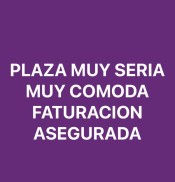 PLAZA N LA MEJOR ZONA CON LAS MEJORES CONDICIONES