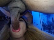 TRAGO VERGA Y LECHE AL NATURAL GARGANTA PROFUNDA Y