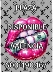 PLAZA DISPONIBLE EN VALENCIA! EXCELENTES INGRESOS