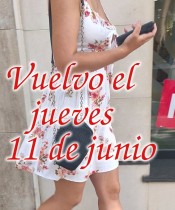 LOURDES ESPAÑOLA, VUELVO EL 11 DE JUNIO