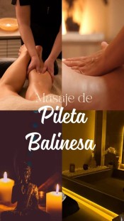 MASAJE EN AGUA BAñERA BALINESA