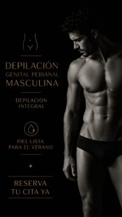 DEPILACION ZONAS INTIMAS, MASCULINAS, SIN DOLOR