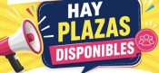 PLAZAS DISPONIBLES