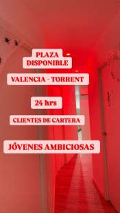 PLAZA INMEDIATA EN LA ZONA DE VALENCIA/TORRENTE