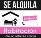 ⁴ALQUILER HABITACIóN P MUJER TRANQUILA
